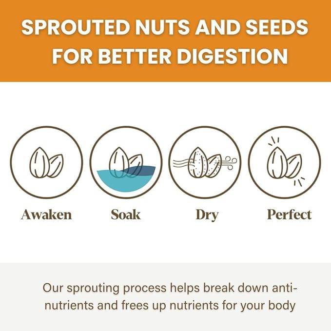 Purely Sprouted Orange Ginger Snack Mix: (4 oz, 6 pack)