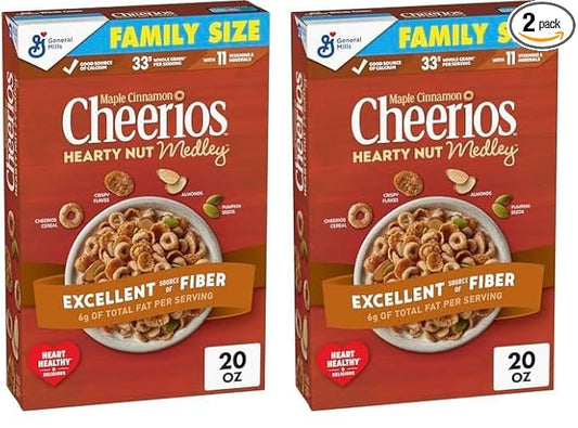 Cheerios Hearty Nut Medley Breakfast Cereal, 20 oz 2)