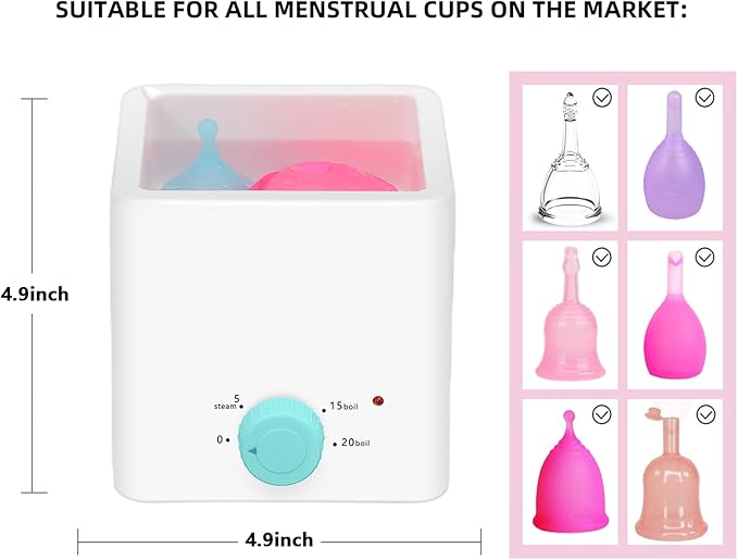 Menstrual Cup Cleaner-2 Modes for Diva 5in1 wash