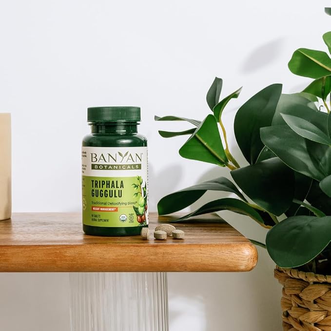 Banyan Botanicals Triphala Guggulu – Organic 90 Tablets