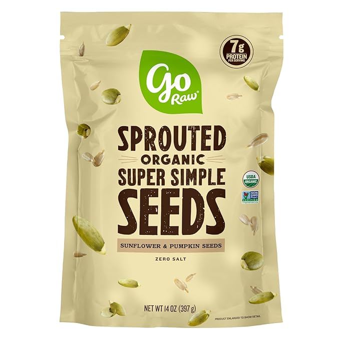Go Raw , Sprouted Pumpkin and 14 oz(Single) (71450-64157), .0 .0 Oz, 1 Pound 16.0 Ounce