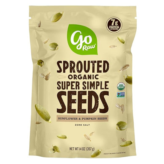 Go Raw , Sprouted Pumpkin and 14 oz(Single) (71450-64157), .0 .0 Oz, 1 Pound 16.0 Ounce