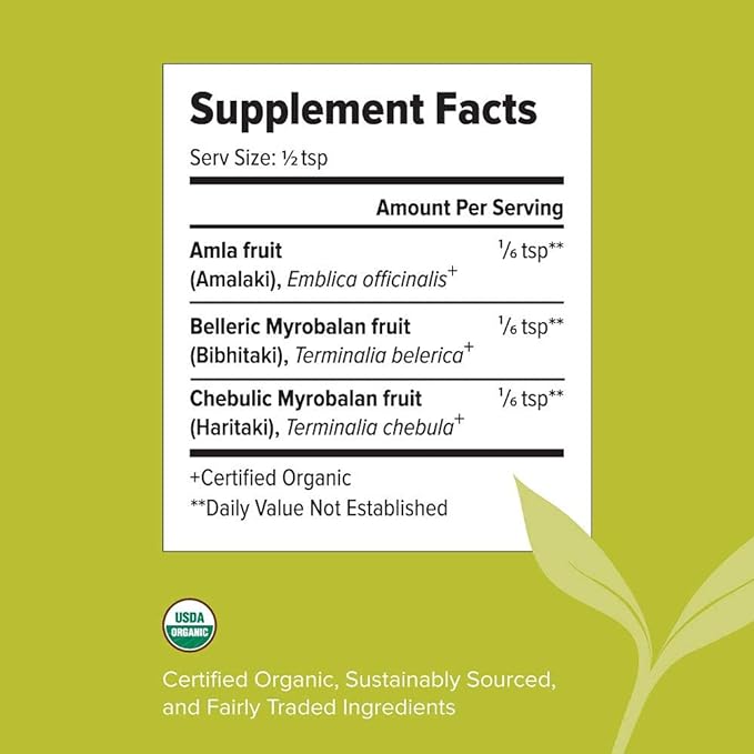 Banyan Botanicals Triphala Powder – Organic