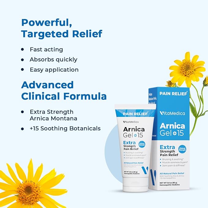 VitaMedica Arnica Gel Plus 15 Healing 2-Pack