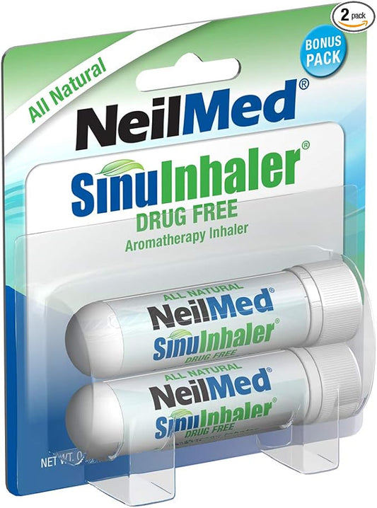NeilMed SinuInhaler Natural Non Medicated Aromatherapy 2 Count 1)