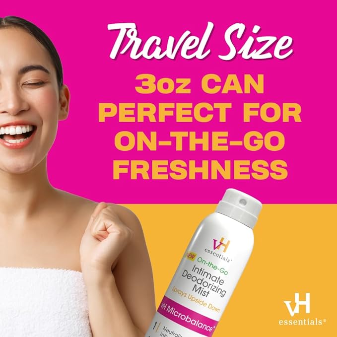 vH essentials Feminine Spray, Intimate Deodorizing 3 floz.