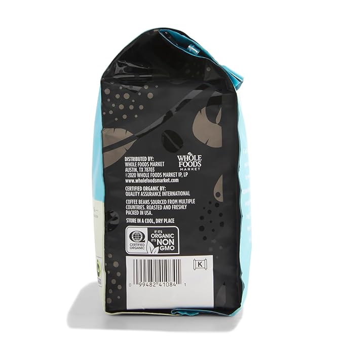 365 by Whole Foods Market, Coffee Pacific Rim Vienna Roast Whole Bean, 24 Ounce (Pack of 2)