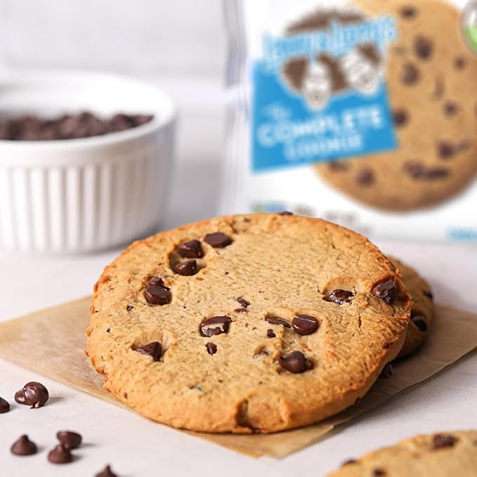 Lenny & Larry's The Complete Cookie, Chocolate Chip, Soft Baked, 16g Plant Protein, Vegan, Non-GMO, 4 Ounce Cookie (Pack of 12)