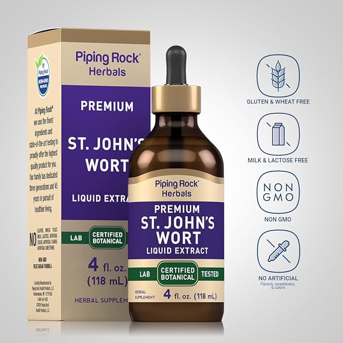 Piping Rock St Johns Wort Tincture Liquid 4 fl