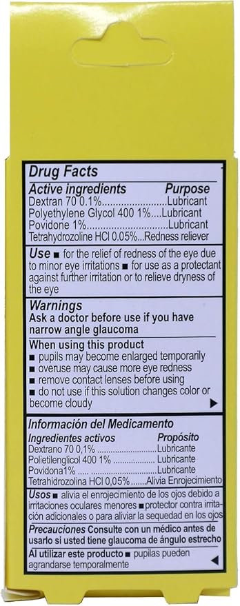 Colirio Manzanill A+ Eye Lubricant, Redness 2-Pack of 0.5 FL