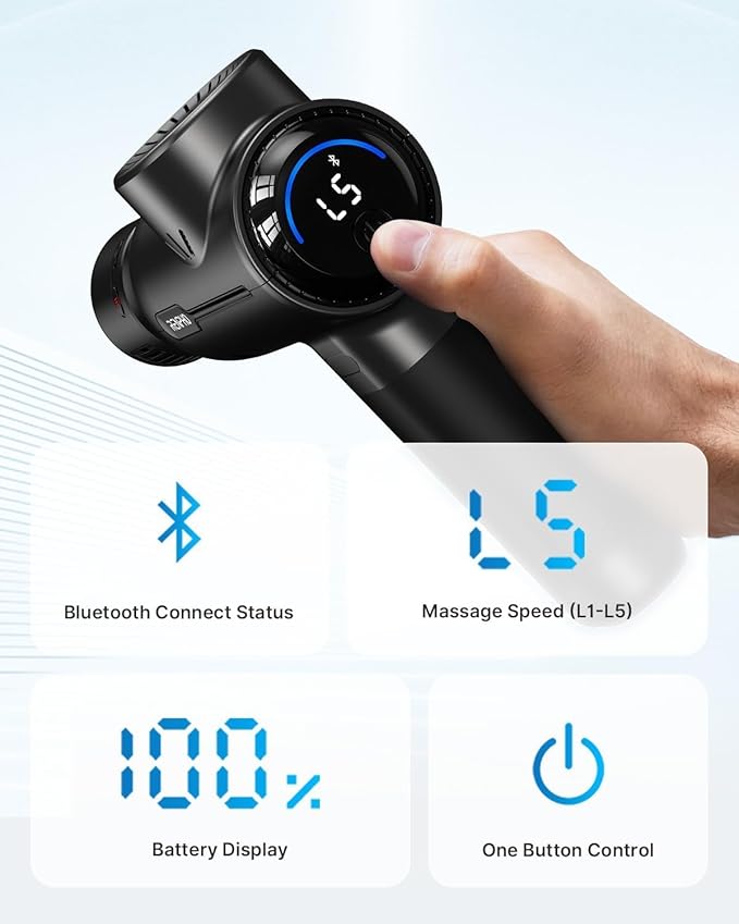 RENPHO Massage Gun with Heat and