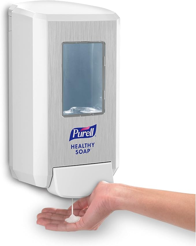 PURELL CS4 Push-Style Soap Dispenser, White, 1250 mL CS4 HEALTHY 1) - 5130-01