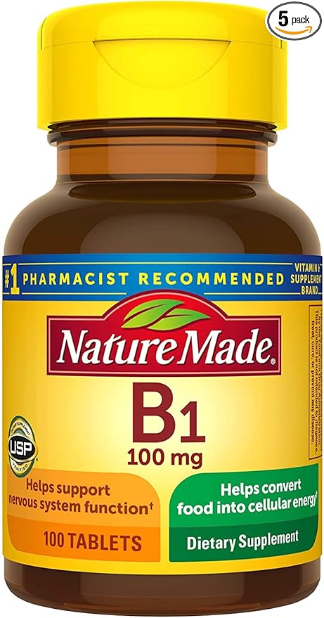 Nature Made B1 100 Mg 100 (5 Pack)