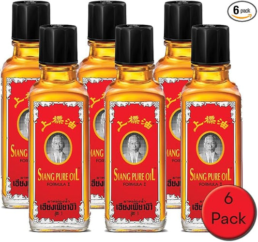 Siang Pure Red Oil 25g Bottle 6 Pack