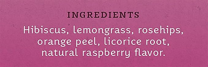 Stash Tea Wild Raspberry Hibiscus Herbal Tea, 6 Boxes of 30 Tea Bags Each (180 Tea Bags Total)