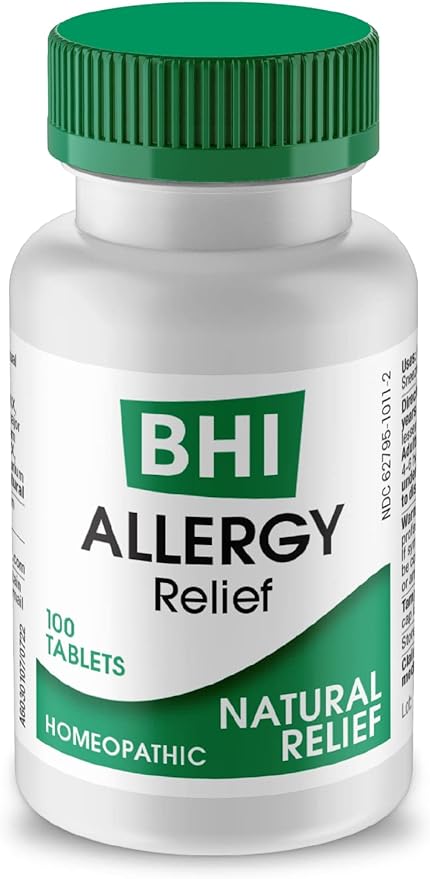 MediNatura BHI Allergy Relief Multi-Symptom Natural 15 Targeted 100 Tablets