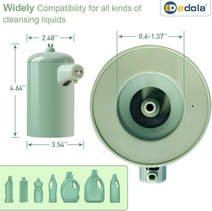 Automatic Soap Dispenser Pump, Upgraded Infrared 2 Adjustable