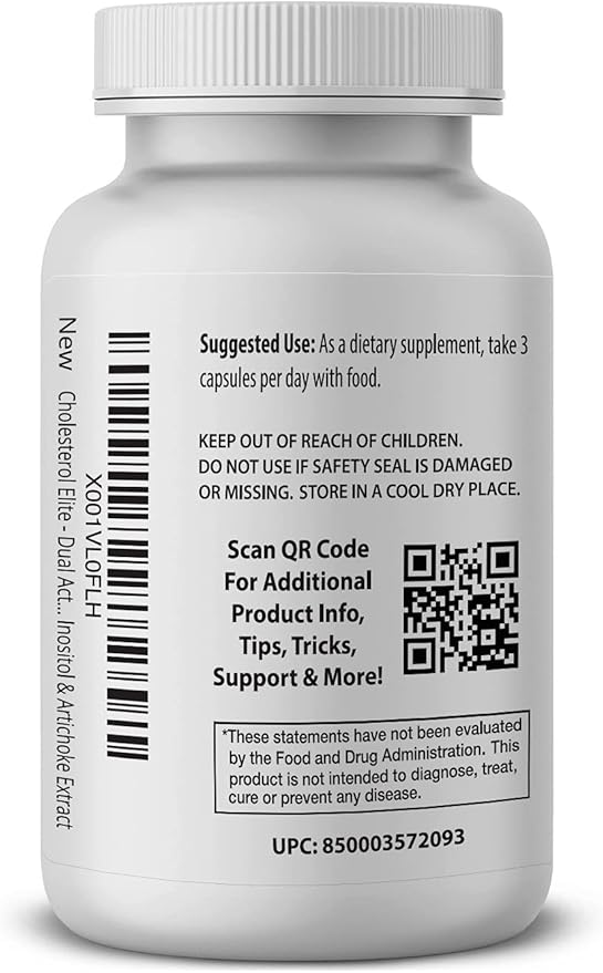 Cholesterol Elite – Dual Action Cholesterol 90 vcaps