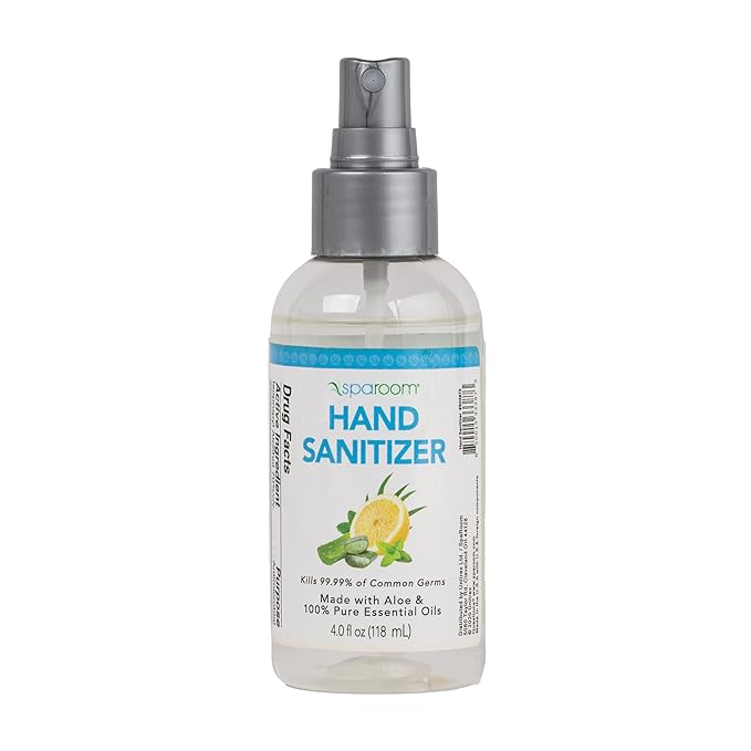SpaRoom Hydrating Hand Sanitizer, 70% Alcohol 4 Fl 2-pack