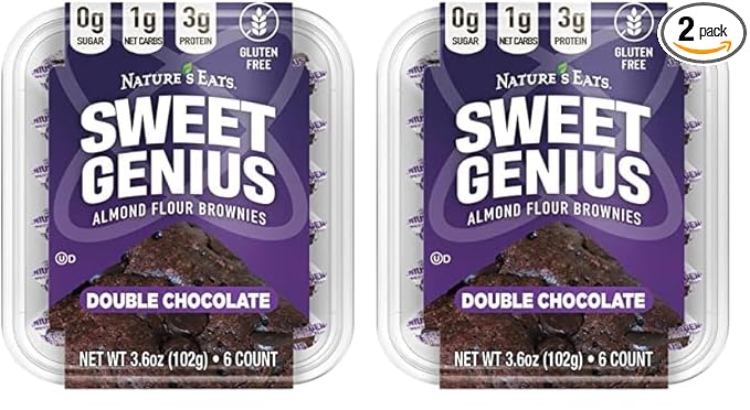 Almond Flour Brownies Double Chocolate (Pack of 2)