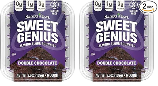 Almond Flour Brownies Double Chocolate (Pack of 2)