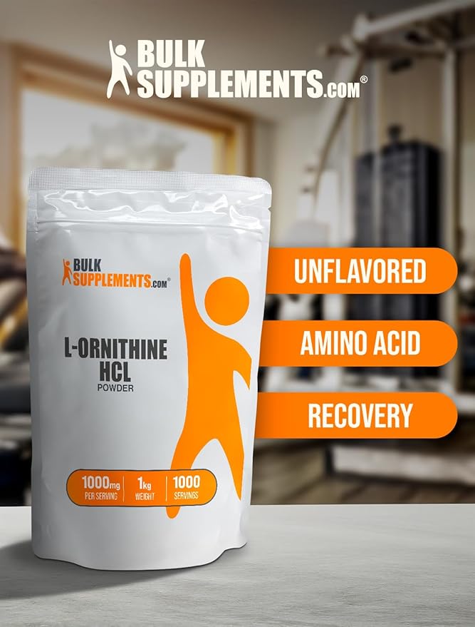 BulkSupplements.com L-Ornithine HCl Powder 1000mg per 1kg (2.2 (2.2 lbs) 1)