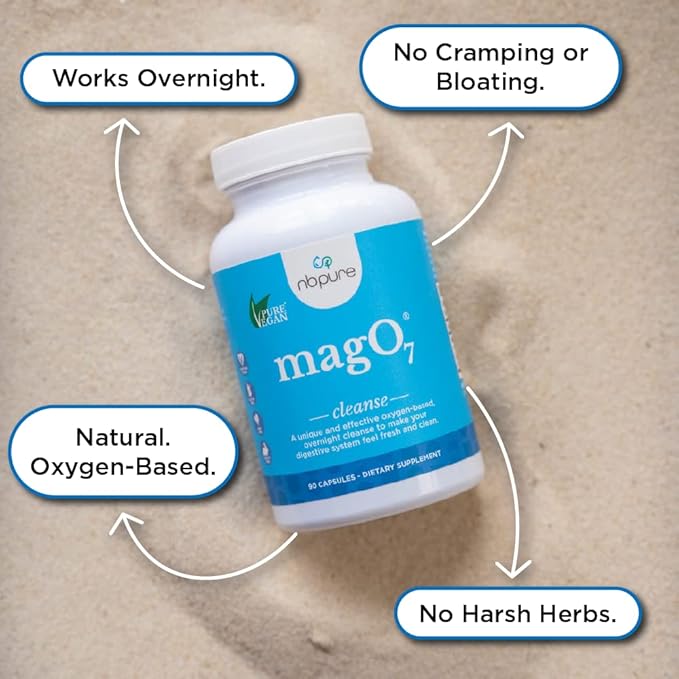 nbpure MagO7 - Natural Colon Cleanse 90 Capsules