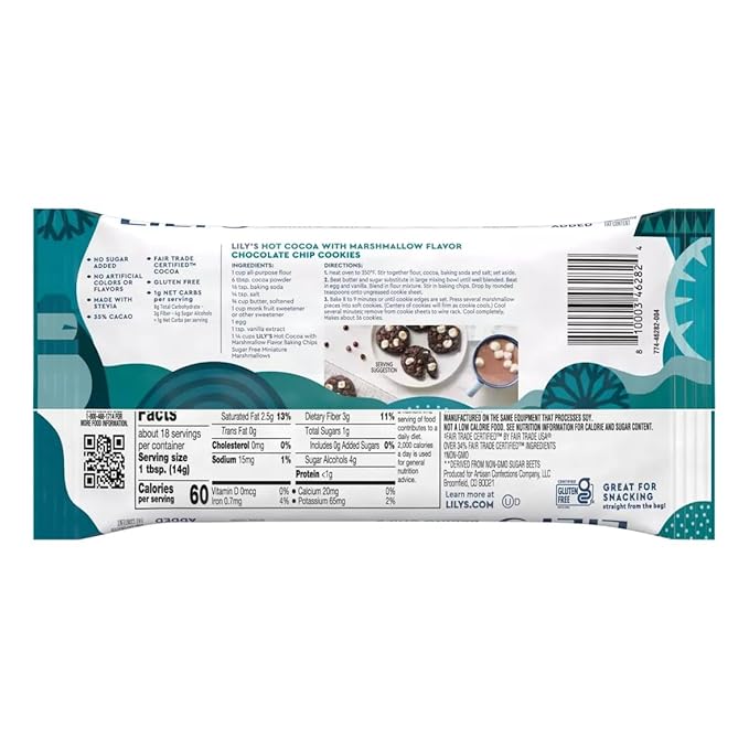 Lily's Chocolate Baking Chips (3 Count, Marshmallow)
