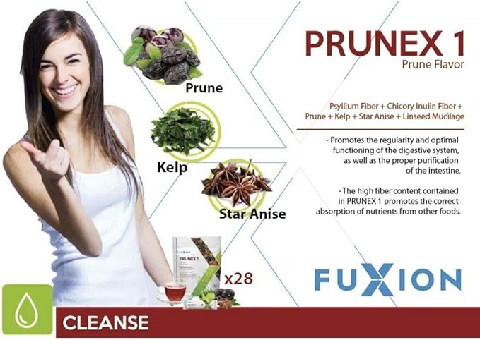 50-Day Supply - Prunex 1 by Detox,5000mg per Health,1000mg Fish