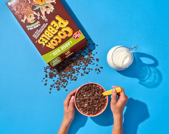Post Cocoa PEBBLES Cereal, Chocolatey Kids 11 OZ