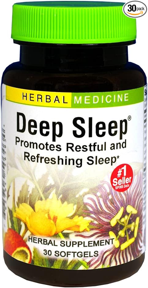 Herbs Etc. Deep Sleep Soft Gels 30 Count 1)