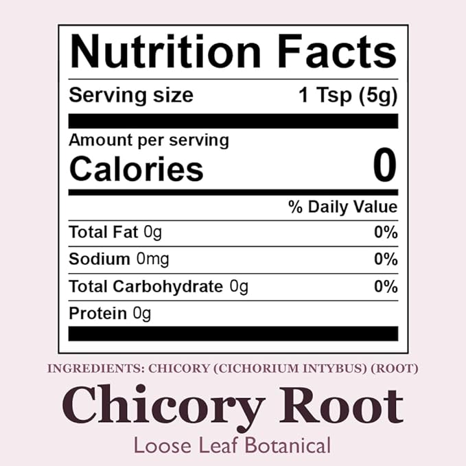 Organic Positively Botanicals Company, Chicory Root, 4 Ounce