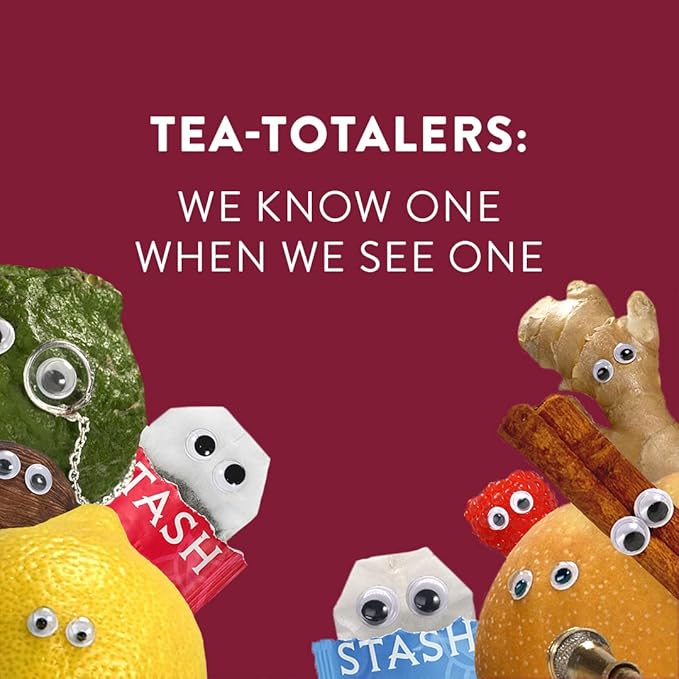 Stash Tea Holidays Are Here Variety Pack Sampler Assortment - Caffeinated, Non-GMO Project Verified Premium Tea with No Artificial Ingredients, 18 Count (Pack of 6) - 108 Bags Total
