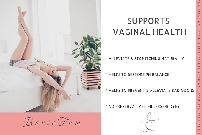 N'More Boric Acid Vaginal Suppositories- 100% Pure 30 Servings 1)