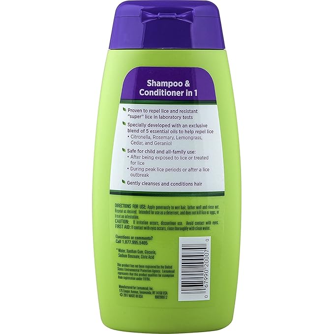 Lice Shield Shampoo & Conditioner in 1, Repels 10 fl
