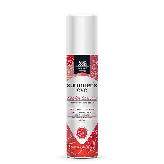 Summer's Eve Golden Glamour Daily Refreshing 2 oz
