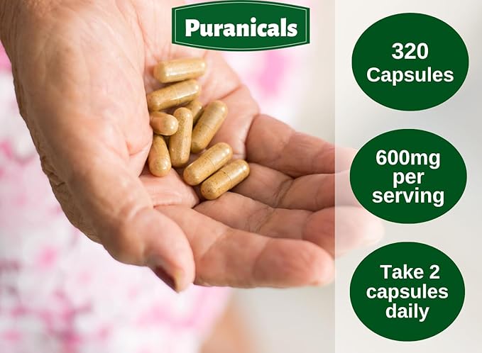 Triphala Premium 320 Capsules Non-GMO and 600 mg