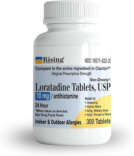 Rising Pharma Allergy Relief 10mg - 300 Tablets
