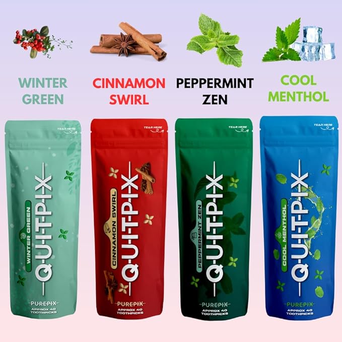 Seasonal Flavor Infused Premium Flavored Toothpicks 40 Approx