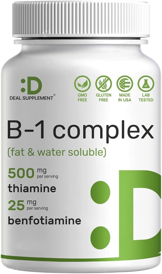 Vitamin B1 500mg with Benfotiamine, 240* B1