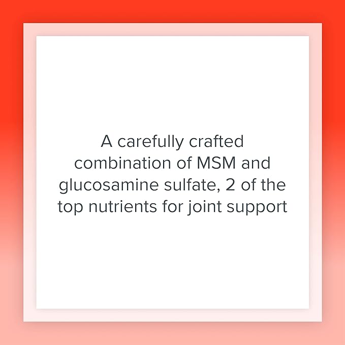 Natural Factors, MSM & Glucosamine Sulfate, 180 Capsules