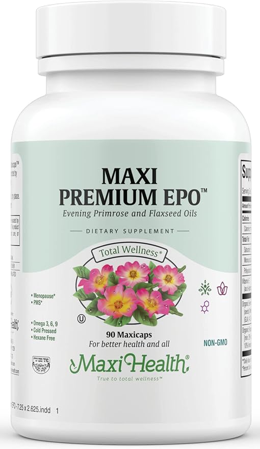 Organic Evening Primrose Oil Capsules 1500mg 90 Count