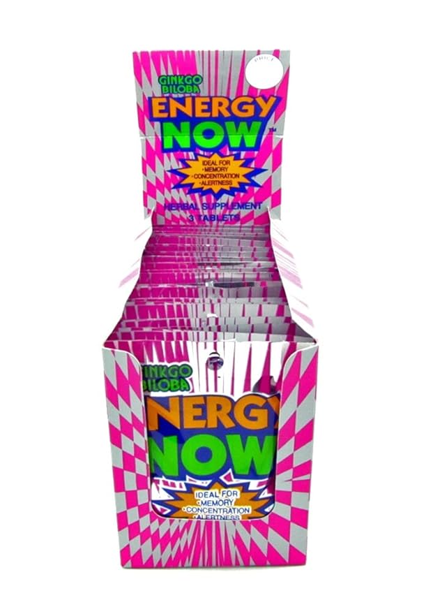 Energy Now Ginkgo Biloba Wholesale Pricing 24 Packets