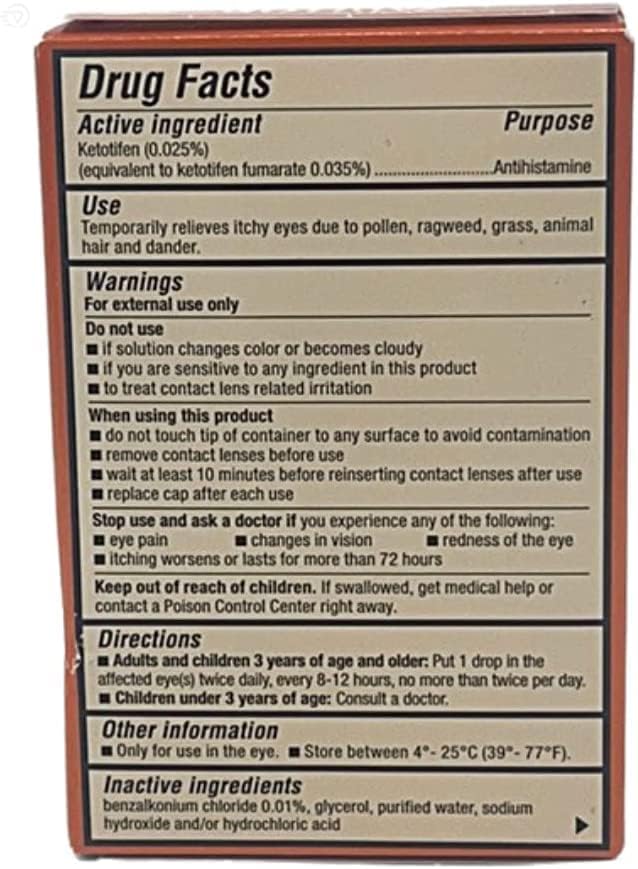 Zaditor Antihistamine Eye Drops Twin Pack 0.34 Fl 2)