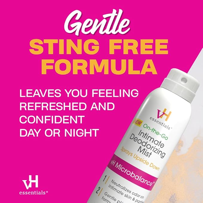 vH essentials Feminine Spray, Intimate Deodorizing 3 floz.