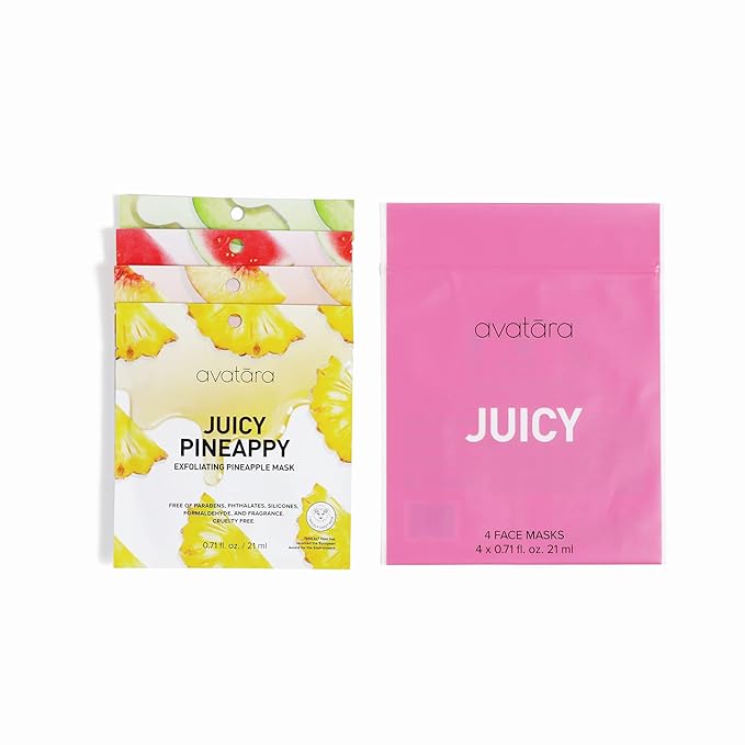 Avatara Juicy Face Mask Set of 4, Face