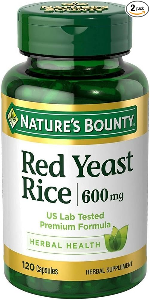 Nature's Bounty Red Yeast Rice 600mg 120 Capsules 2)