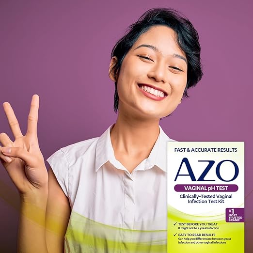 AZO Vaginal pH Test Kit, Clinically-Tested #1 Most 2 Self-Tests