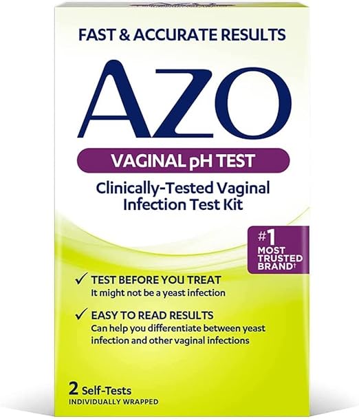 AZO Vaginal pH Test Kit, Clinically-Tested #1 Most 2 Self-Tests