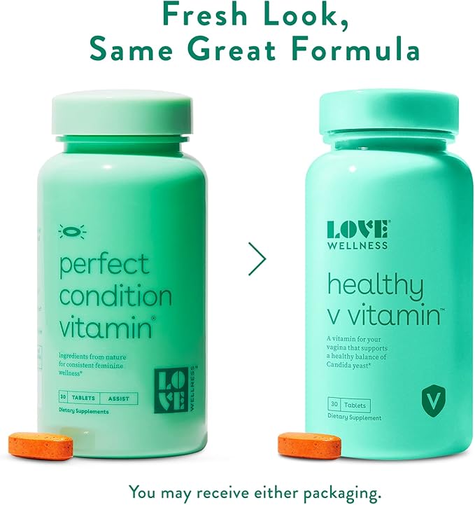 Love Wellness Women's Vaginal Health Supplement, 30 Tablets